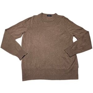 Truth by Republic Brown Crew Neck Sweater 100% Wool Men's‎ M Normcore